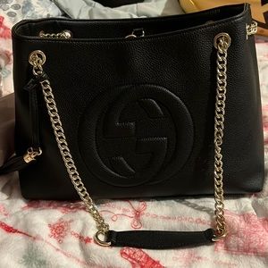 Inspired black bag chain handle bought from a boutique